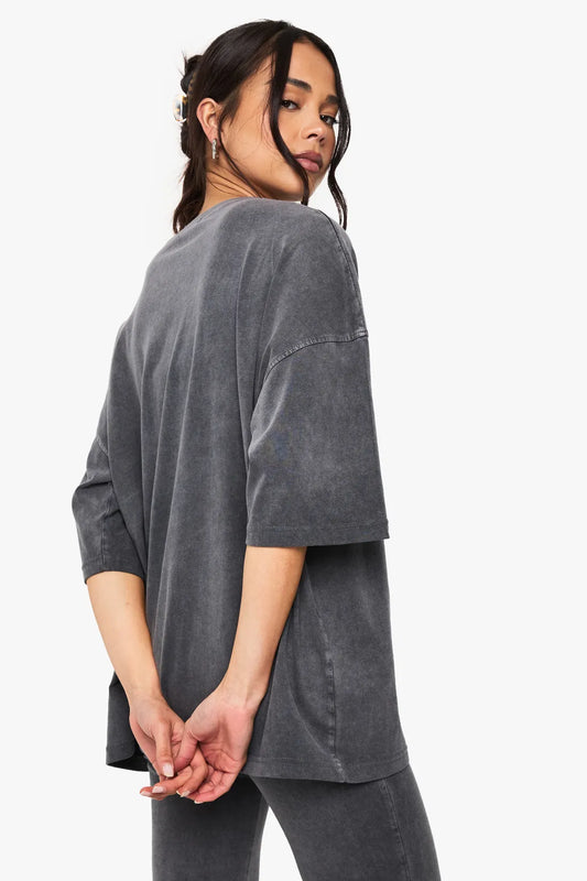 Acid Wash Oversized Tshrit - Réf : ER1406252